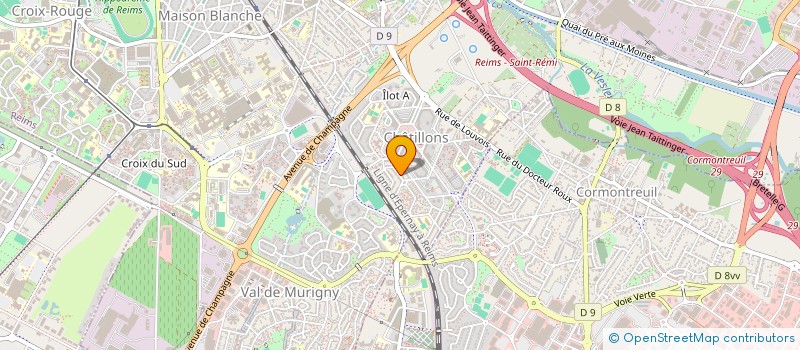 localisation de l'entreprise MONSIEUR NICOLAS BOQUET  REIMS