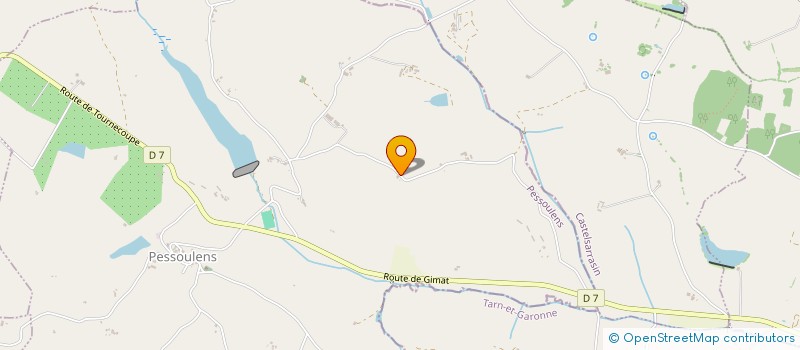 localisation de l'entreprise MONSIEUR NICOLAS BORDERIES  PESSOULENS