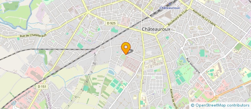 localisation de l'entreprise MONSIEUR NICOLAS BORGET à CHATEAUROUX