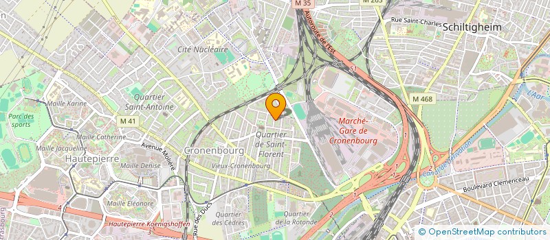 localisation de l'entreprise MONSIEUR NICOLAS BORSONI à STRASBOURG