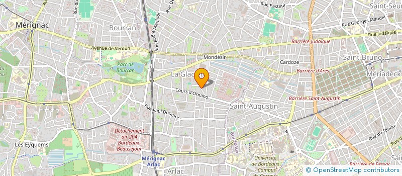 localisation de l'entreprise MONSIEUR NICOLAS BORT  MERIGNAC