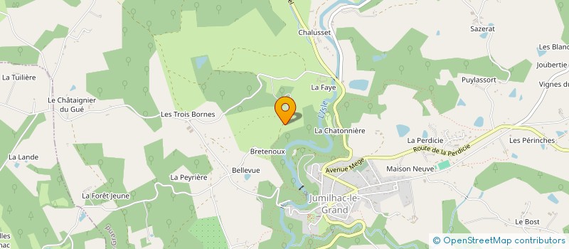 localisation de l'entreprise MONSIEUR NICOLAS BOST  JUMILHAC-LE-GRAND