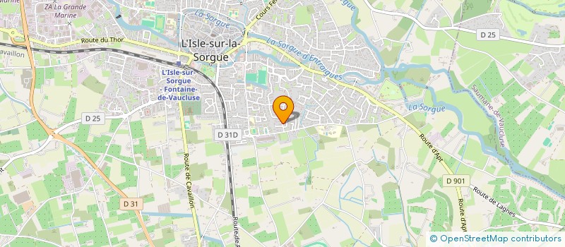 localisation de l'entreprise MONSIEUR NICOLAS BOTTI à L'ISLE-SUR-LA-SORGUE