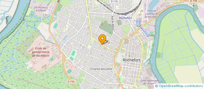 localisation de l'entreprise MONSIEUR NICOLAS BOTTON  ROCHEFORT