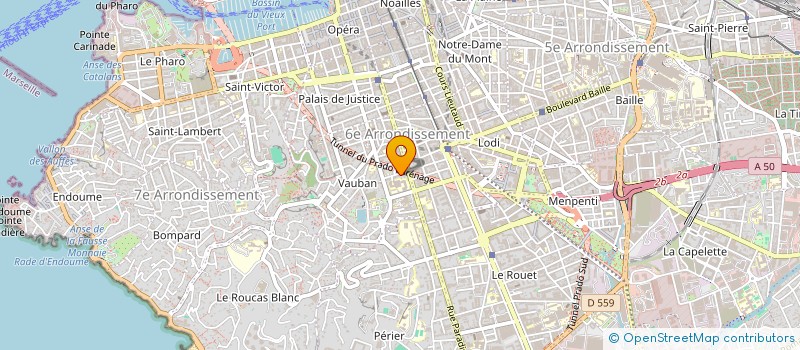 localisation de l'entreprise MONSIEUR NICOLAS BOU HANICHE à MARSEILLE 6EME