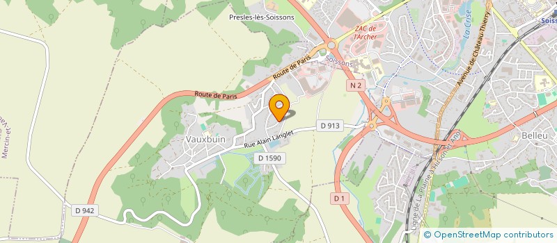 localisation de l'entreprise MONSIEUR NICOLAS BOUAZIZ  VERNEUIL D'AVRE ET D'ITON