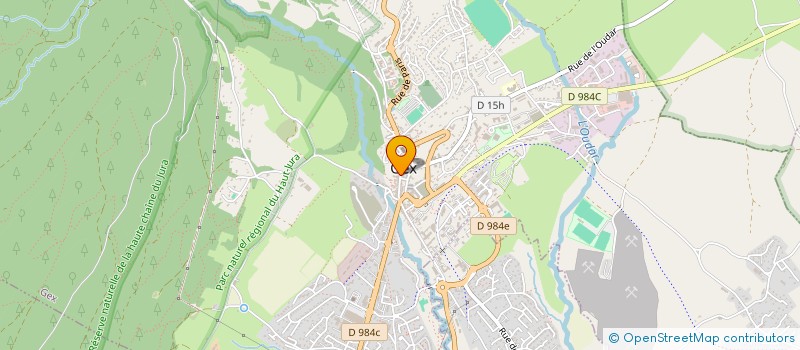 localisation de l'entreprise MONSIEUR NICOLAS BOUCHEZ  GEX