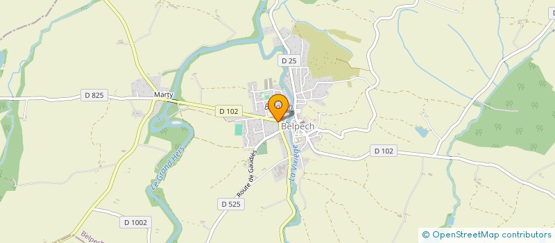 localisation de l'entreprise MONSIEUR NICOLAS BOUDALIEZ  BELPECH