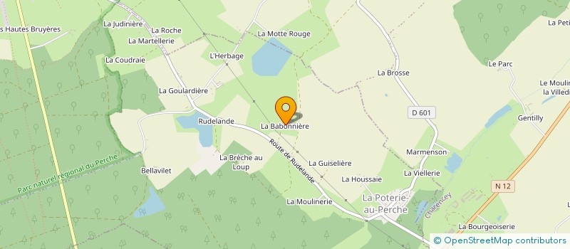 localisation de l'entreprise MONSIEUR NICOLAS BOUDON  TOUROUVRE AU PERCHE