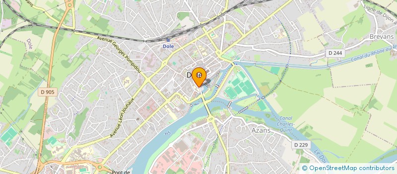 localisation de l'entreprise MONSIEUR NICOLAS BOUDOT à DOLE