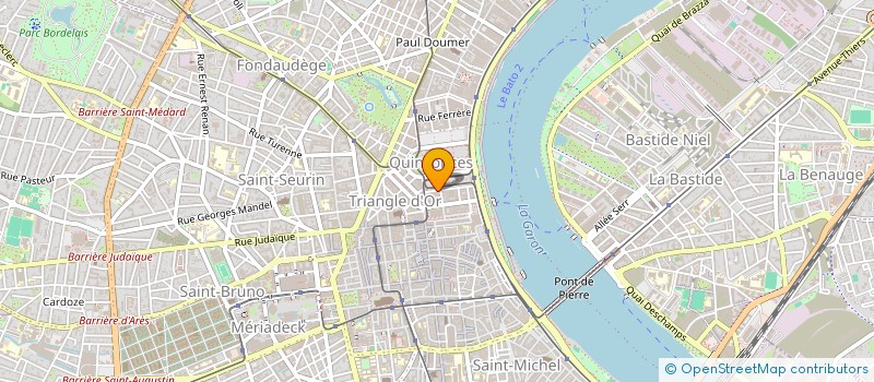 localisation de l'entreprise MONSIEUR NICOLAS BOUDOUX D HAUTEFEUILLE  BORDEAUX