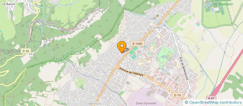 localisation de l'entreprise MONSIEUR NICOLAS BOUFFAR ROUPE à CROLLES