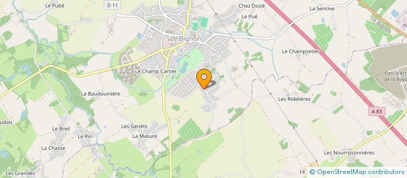 localisation de l'entreprise MONSIEUR NICOLAS BOUFFIER  LE BIGNON