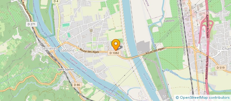 localisation de l'entreprise MONSIEUR NICOLAS BOUILLET  SABLONS