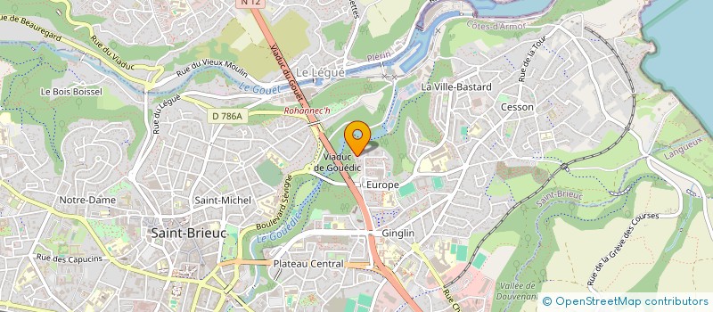 localisation de l'entreprise MONSIEUR NICOLAS BOUILLY à SAINT-BRIEUC