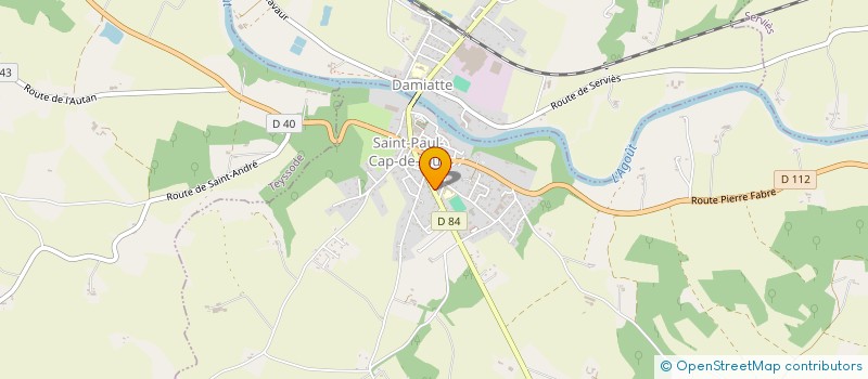 localisation de l'entreprise MONSIEUR NICOLAS BOUISSOU  SAINT-PAUL-CAP-DE-JOUX