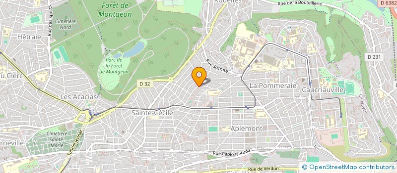 localisation de l'entreprise MONSIEUR NICOLAS BOULAND  LE HAVRE