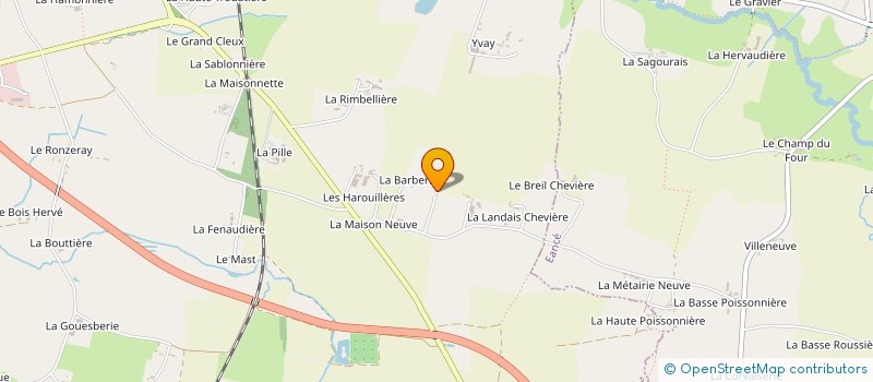 localisation de l'entreprise MONSIEUR NICOLAS BOULET  MARTIGNE-FERCHAUD