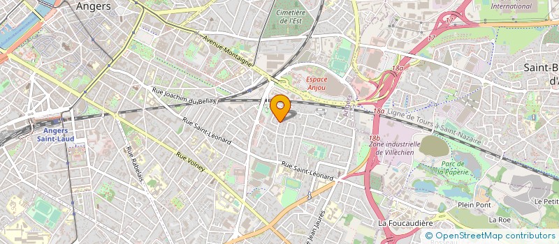 localisation de l'entreprise MONSIEUR NICOLAS BOULIDARD  ANGERS