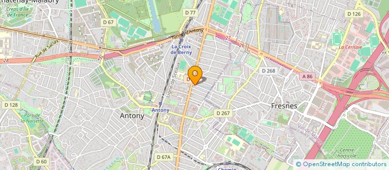 localisation de l'entreprise MONSIEUR NICOLAS BOULIN à ANTONY