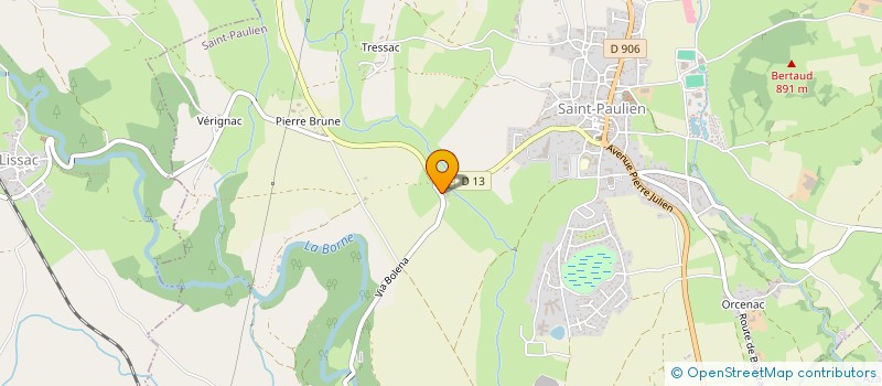 localisation de l'entreprise MONSIEUR NICOLAS BOULON  BORNE