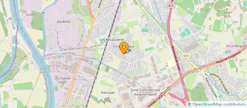 localisation de l'entreprise MONSIEUR NICOLAS BOUNAUDET à SORGUES