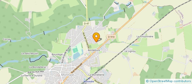 localisation de l'entreprise MONSIEUR NICOLAS BOURASSE  MONNAIE