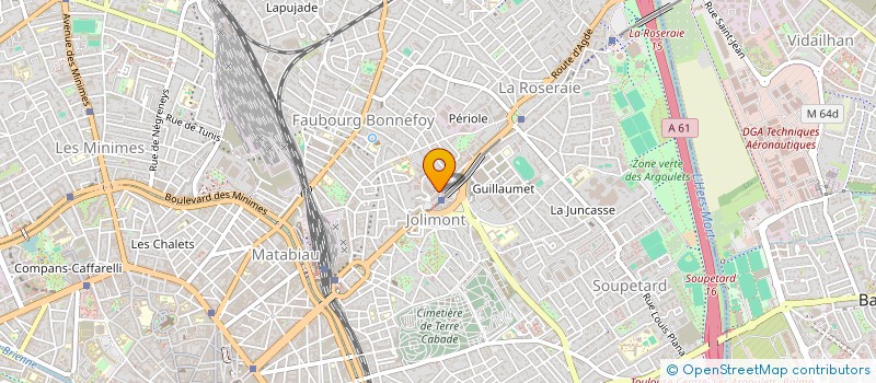 localisation de l'entreprise MONSIEUR NICOLAS BOURASSEAU à TOULOUSE