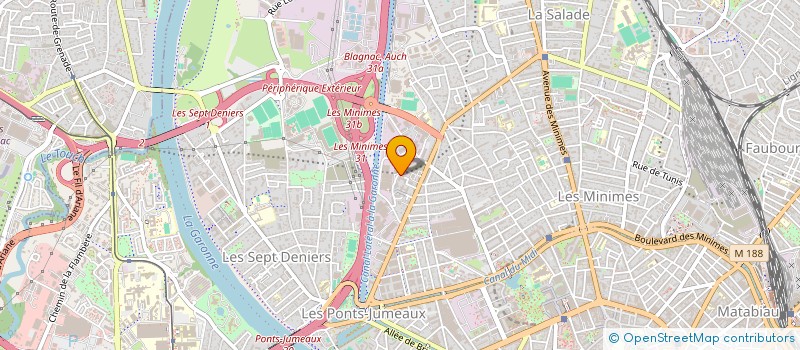 localisation de l'entreprise MONSIEUR NICOLAS BOURDETTE à TOULOUSE