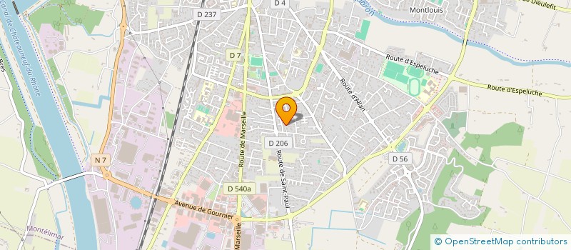 localisation de l'entreprise MONSIEUR NICOLAS BOURDON  MONTELIMAR