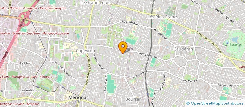 localisation de l'entreprise MONSIEUR NICOLAS BOURG  MERIGNAC