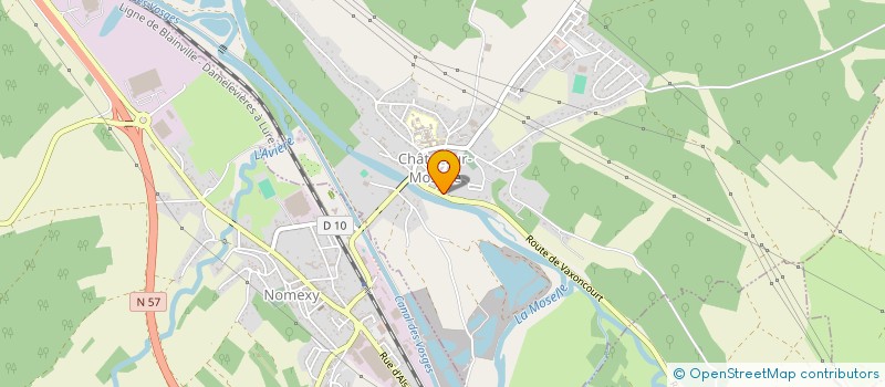 localisation de l'entreprise MONSIEUR NICOLAS BOURG  CHATEL-SUR-MOSELLE