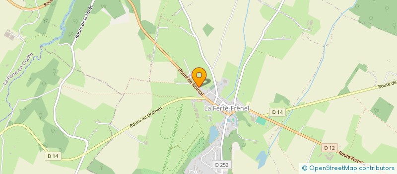 localisation de l'entreprise MONSIEUR NICOLAS BOURGAULT à LA FERTE-EN-OUCHE