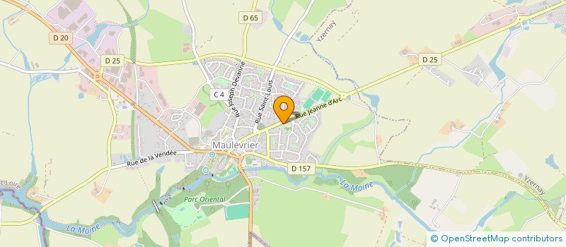 localisation de l'entreprise MONSIEUR NICOLAS BOURGAULT  MAULEVRIER