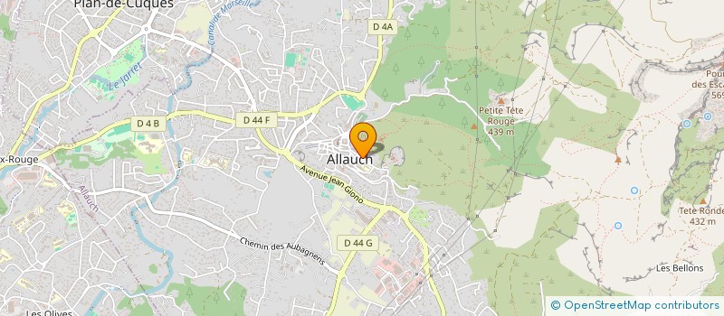 localisation de l'entreprise MONSIEUR NICOLAS BOURGEOIS  ALLAUCH