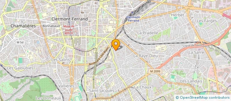 localisation de l'entreprise MONSIEUR NICOLAS BOURGNE  CLERMONT-FERRAND