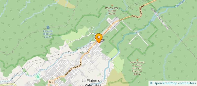 localisation de l'entreprise MONSIEUR NICOLAS BOURICE à LA PLAINE-DES-PALMISTES