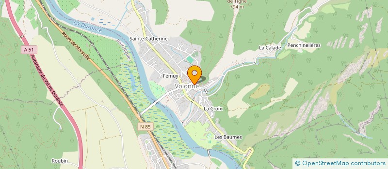 localisation de l'entreprise MONSIEUR NICOLAS BOURNE  VOLONNE