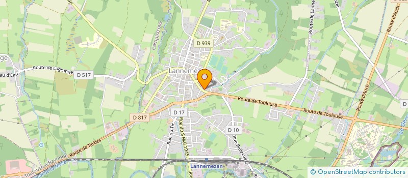 localisation de l'entreprise MONSIEUR NICOLAS BOURQUARDEZ à LANNEMEZAN
