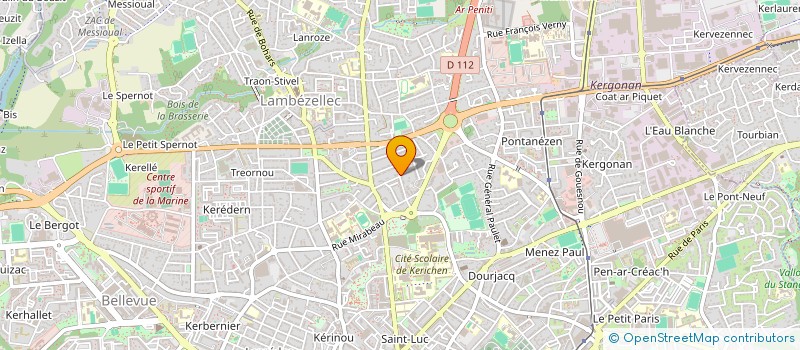 localisation de l'entreprise MONSIEUR NICOLAS BOUSQUET à BREST
