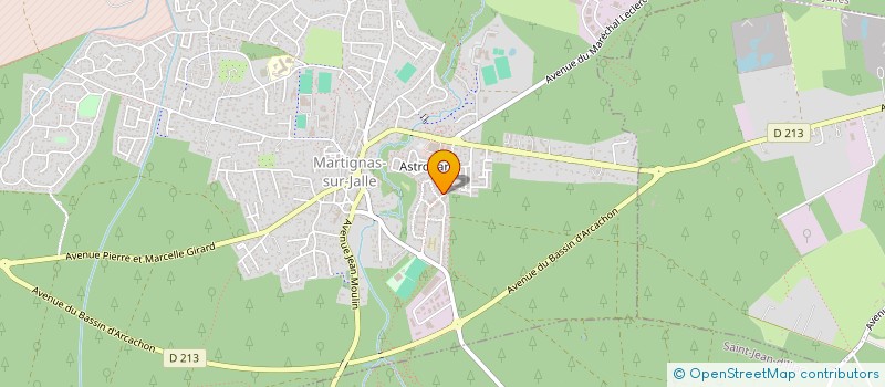 localisation de l'entreprise MONSIEUR NICOLAS BOUSQUET  MARTIGNAS-SUR-JALLE