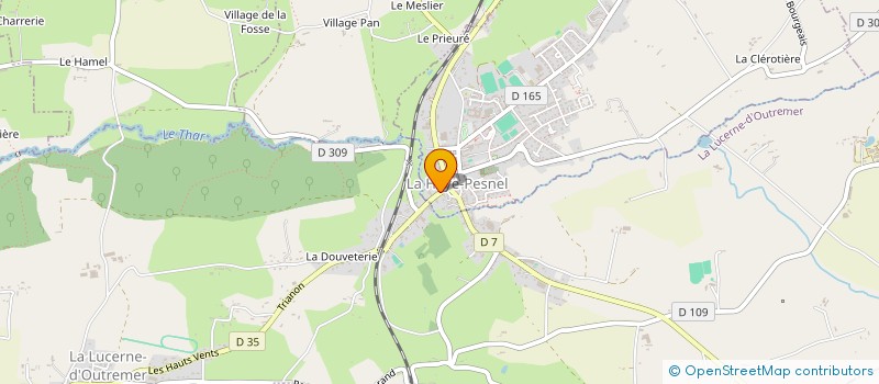 localisation de l'entreprise MONSIEUR NICOLAS BOUSSENOT  LA HAYE-PESNEL