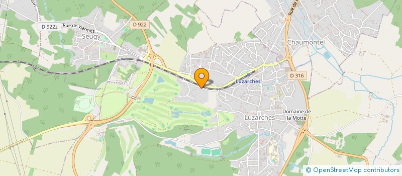 localisation de l'entreprise MONSIEUR NICOLAS BOUTAILLIER  LUZARCHES