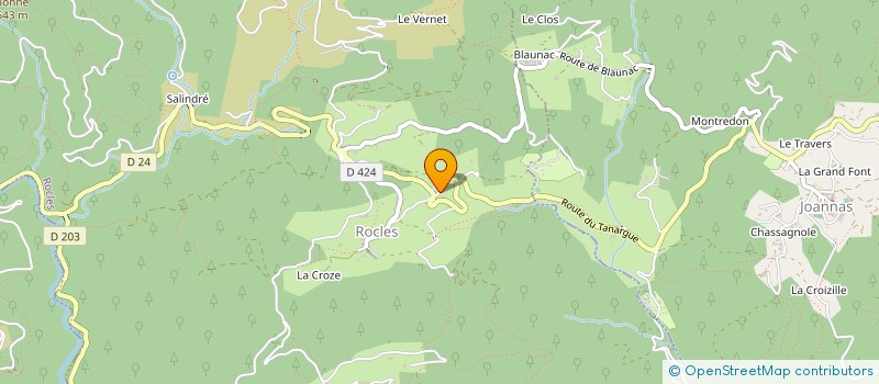 localisation de l'entreprise MONSIEUR NICOLAS BOUTIERE  ROCLES