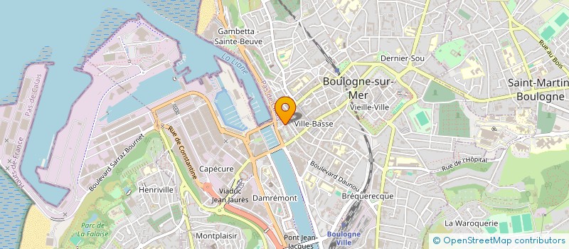 localisation de l'entreprise MONSIEUR NICOLAS BOUTILLIER à BOULOGNE-SUR-MER