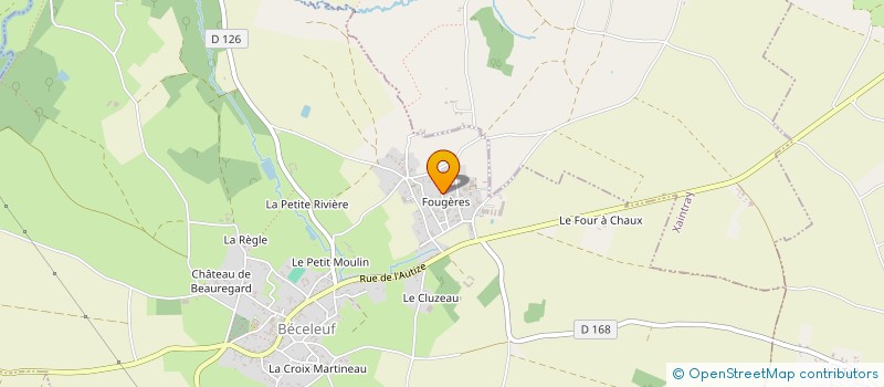 localisation de l'entreprise MONSIEUR NICOLAS BOUTIN  BECELEUF