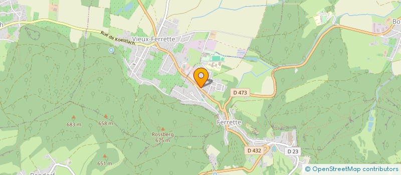 localisation de l'entreprise MONSIEUR NICOLAS BOUTON  FERRETTE