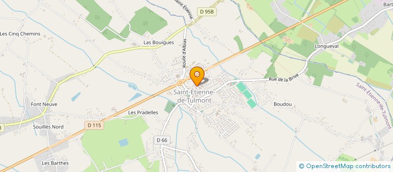 localisation de l'entreprise MONSIEUR NICOLAS BOUTON à SAINT-ETIENNE-DE-TULMONT
