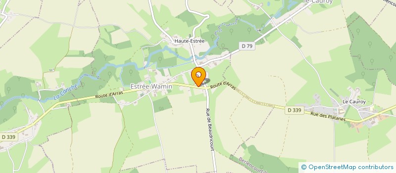 localisation de l'entreprise MONSIEUR NICOLAS BOUTRAINGAIN  ESTREE-WAMIN