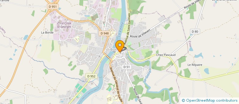 localisation de l'entreprise MONSIEUR NICOLAS BOUTRIK à CONFOLENS